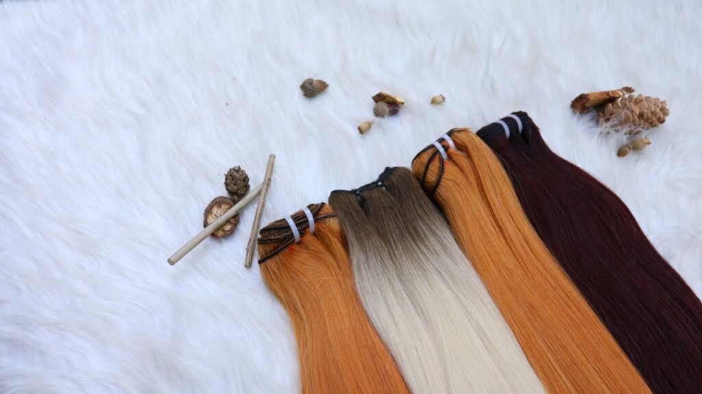 Europäisches Naturhaar Tressen 60cm